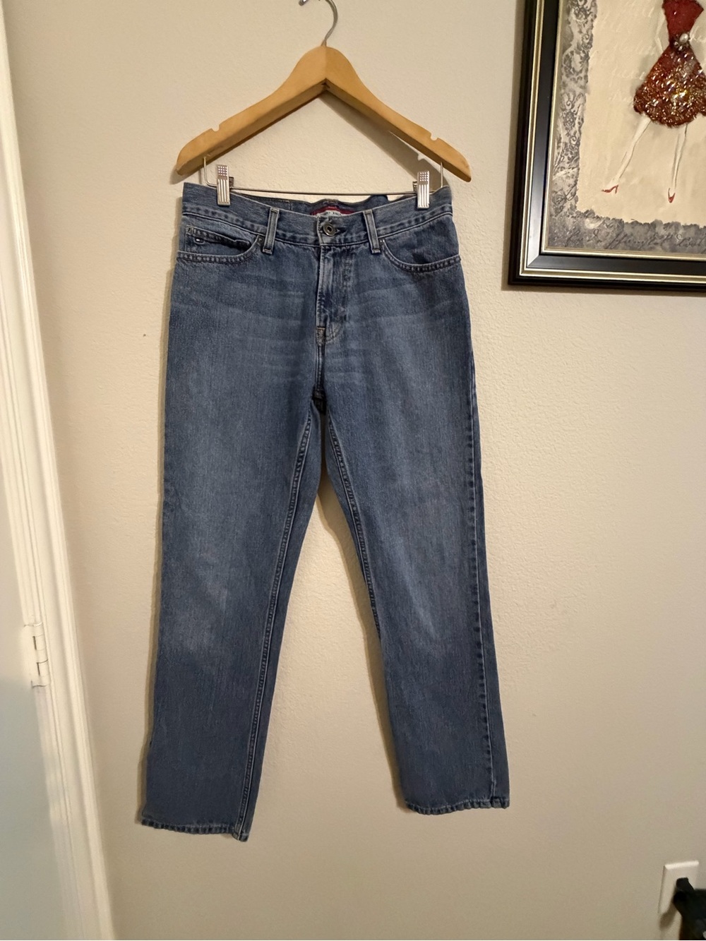 Tommy Hilfiger Men's Medium Blue Straight Jeans